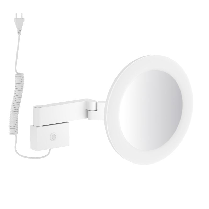 Aquavit Wall Mounted With Swivel Arm LED Mirror CM080501