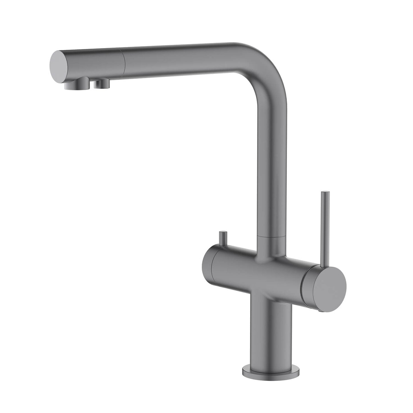 Aquavit Cylin Two-Function Kitchen Faucet with Built-In Filtration Handle FF15001