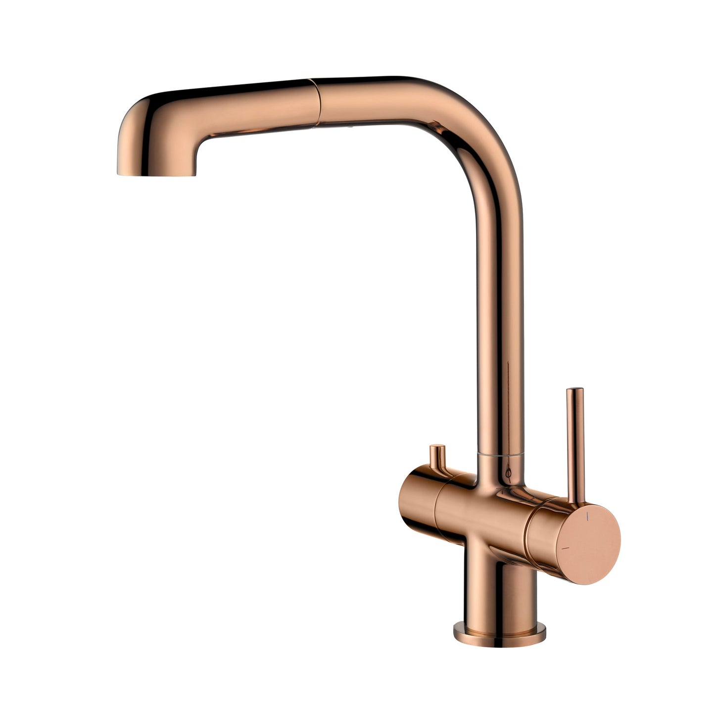 Solid Lead-Free Brass Pull-Out Kitchen Faucet with water filter FF2011