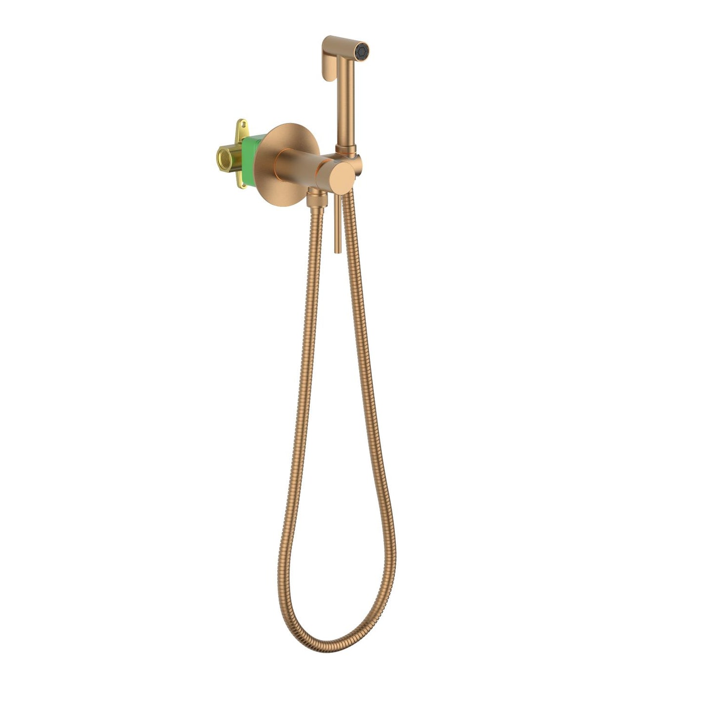 Aquavit HB09601 brushed rose gold concealed solid brass hand bidet spray set