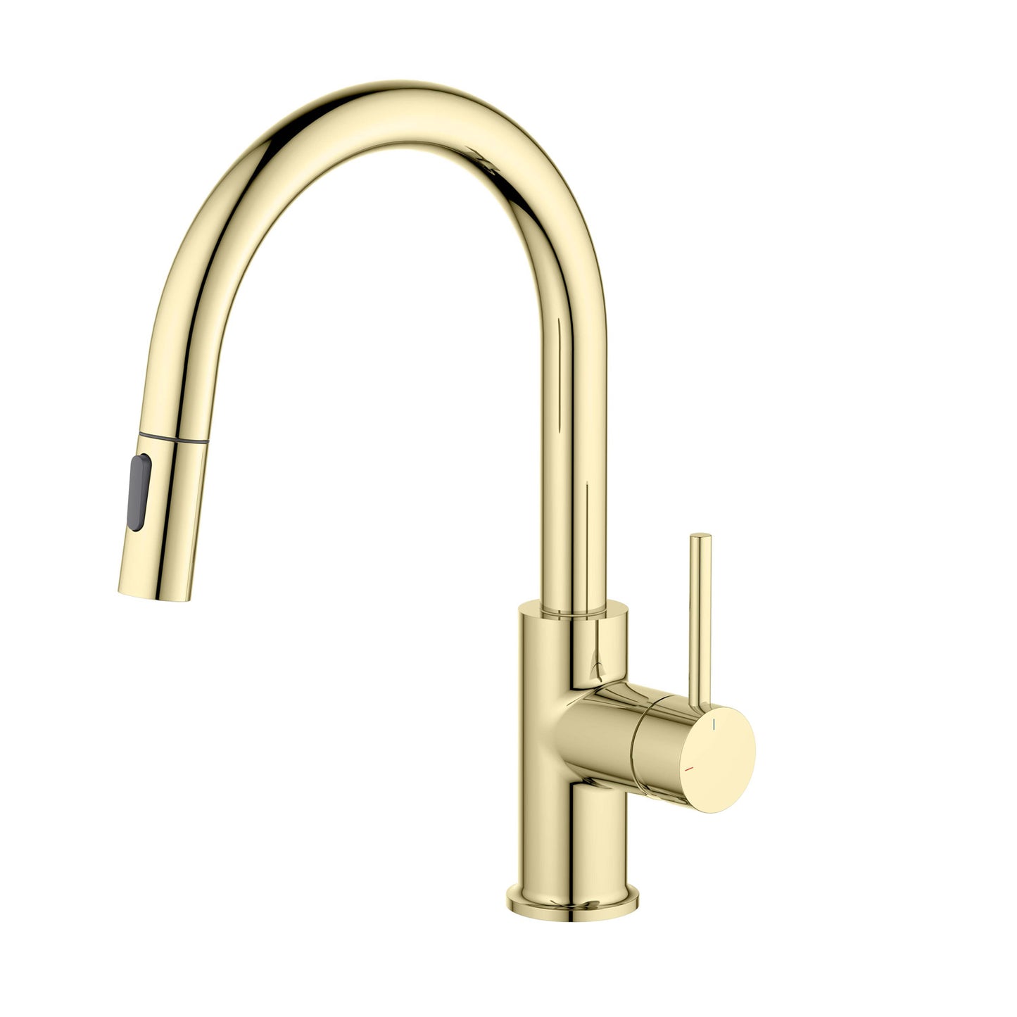 Modern Brass Kitchen Faucet with Pull-Out Hose KF10104