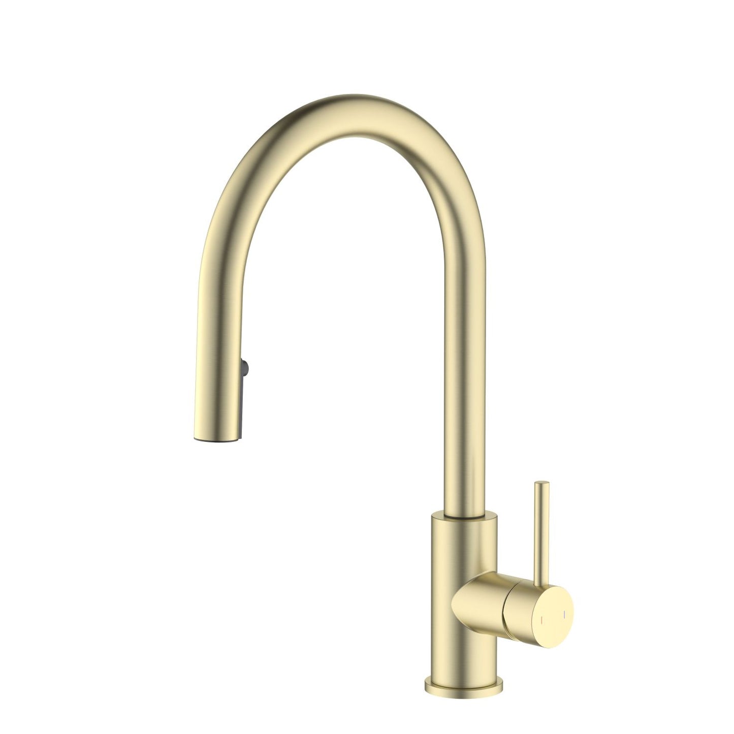 Single handle pull down kitchen faucet with hidden 2 way head shower KF10127