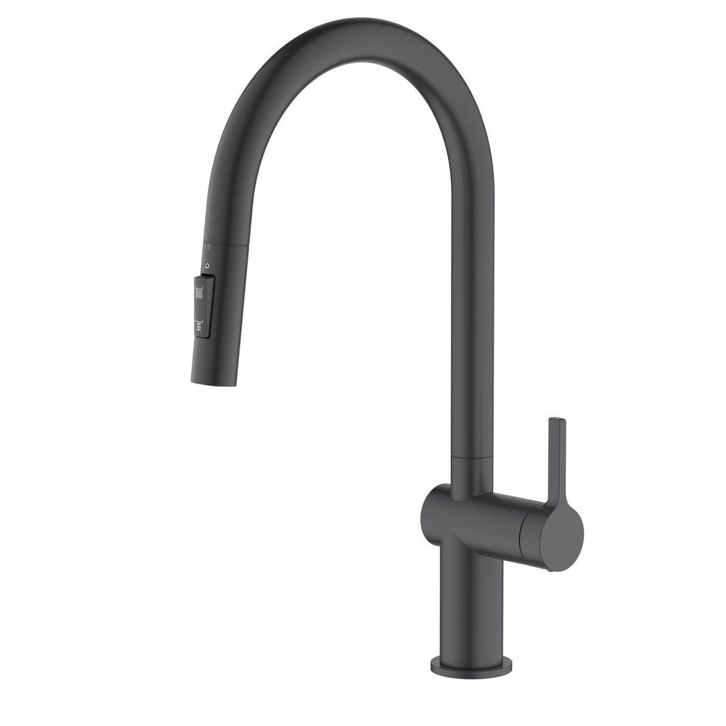 Aquavit Arcus Pull-Down Kitchen Faucet – Modern Round Design with 2-Way Spray KF13101