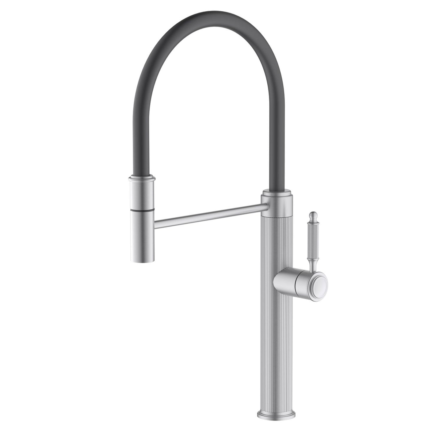 Aquavit Pull-Out Kitchen Faucet with Knurled Body KF15203