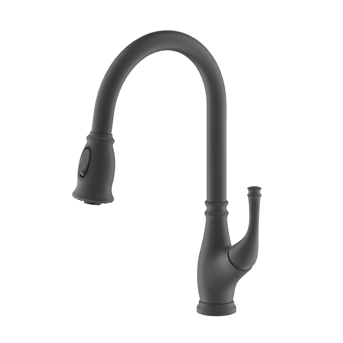 Aquavit Vintage Kitchen Faucet with Transitional Design and Pull-Down Spray KF17101