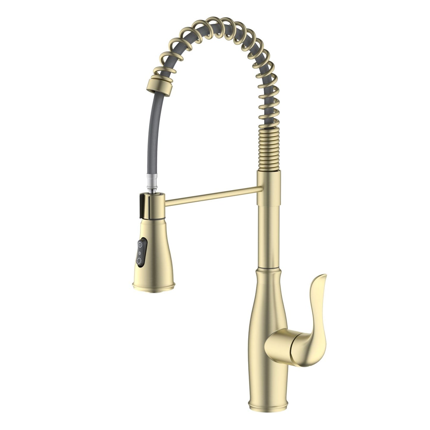 Commerical style Single handle pull down kitchen faucet with 3 way sprayer KF17201