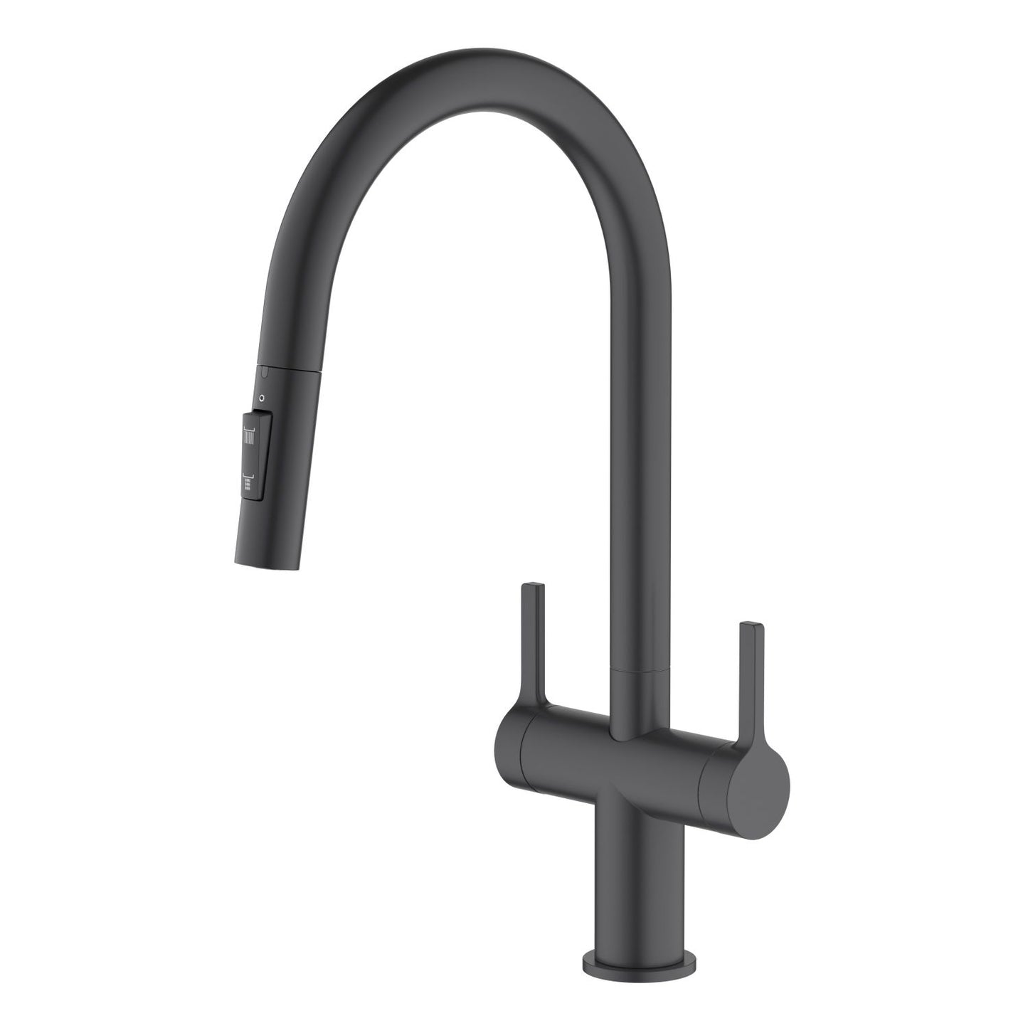 Aquavit Orbit Two Handle Pull down Kitchen Faucet KF21111