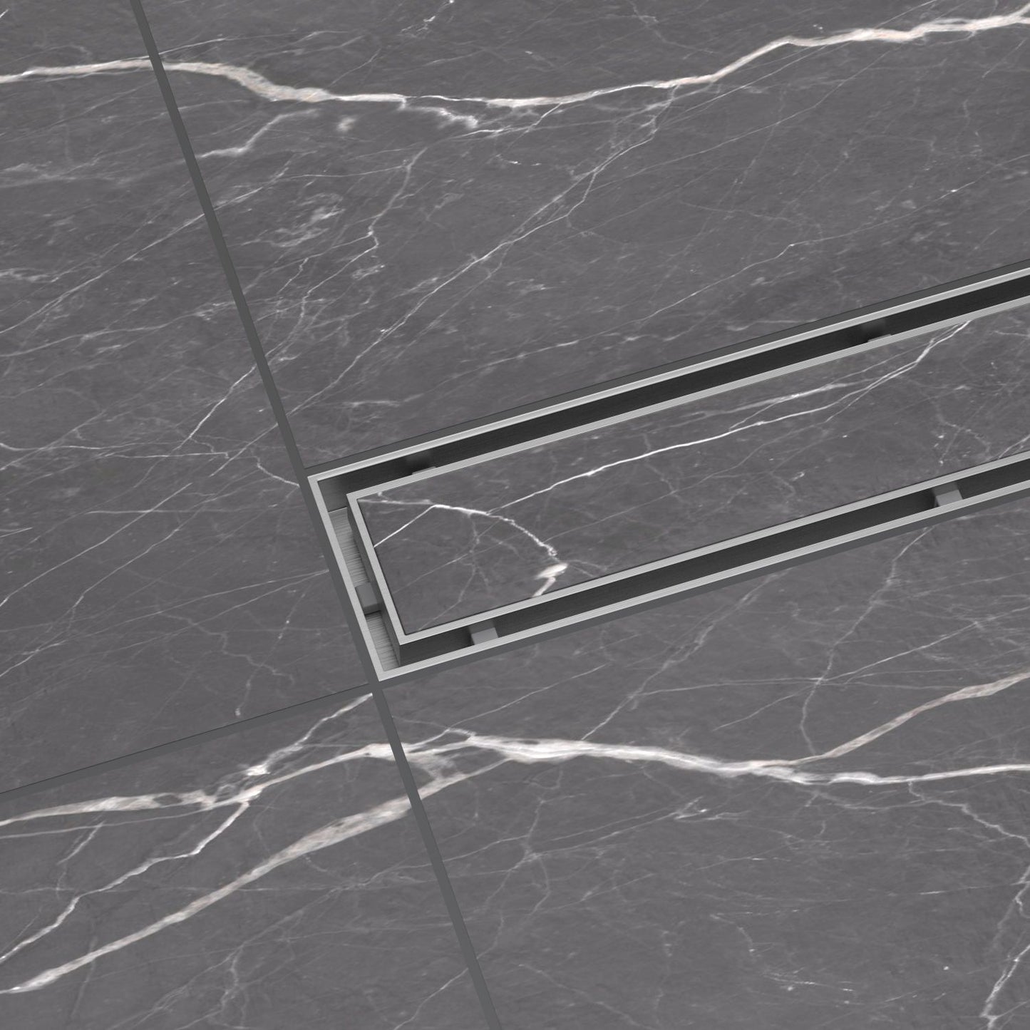 Aquavit Reversible Tile-In Linear Shower Drain LDB01