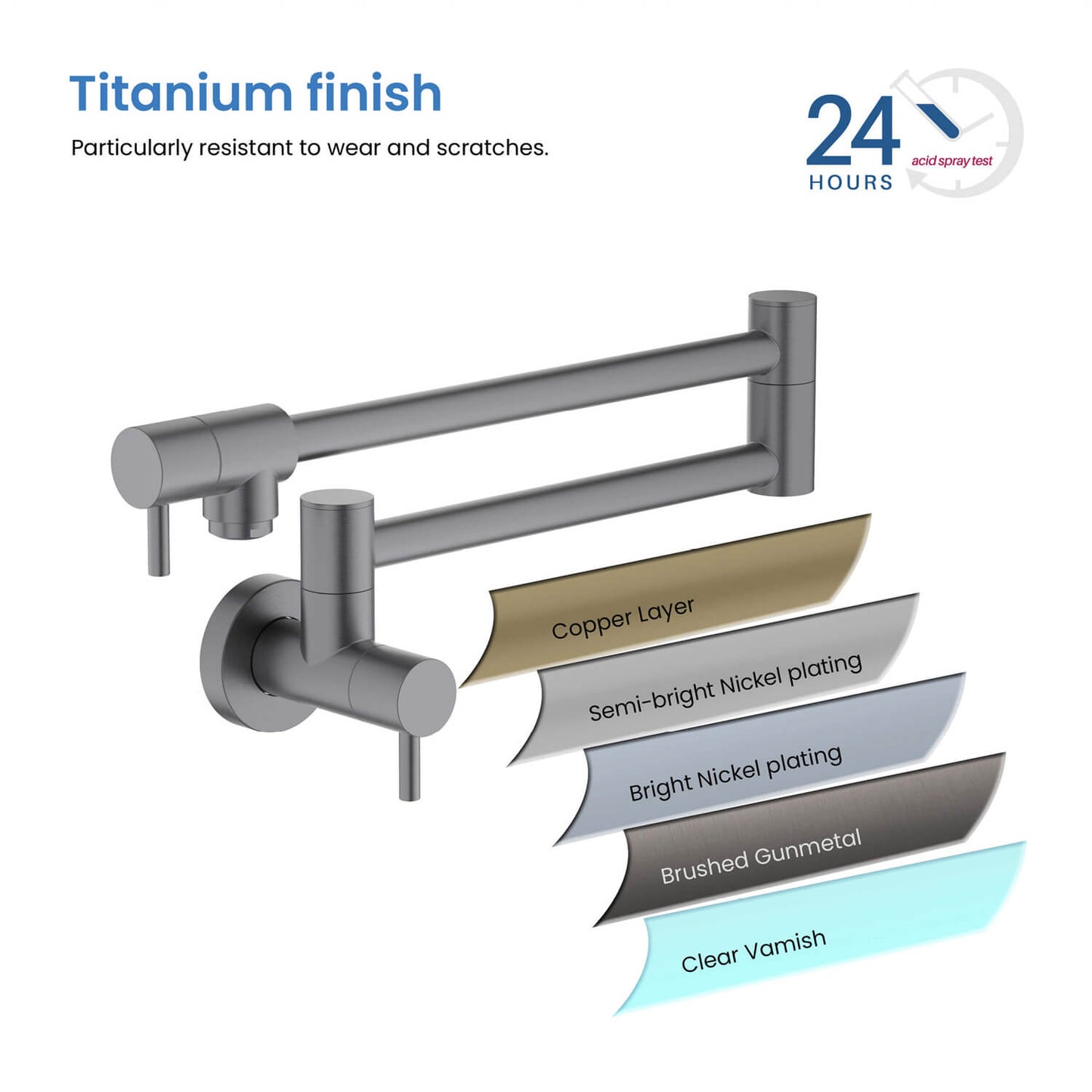 High-Quality Aquavit Pot Filler for Professional Kitchens PF2002