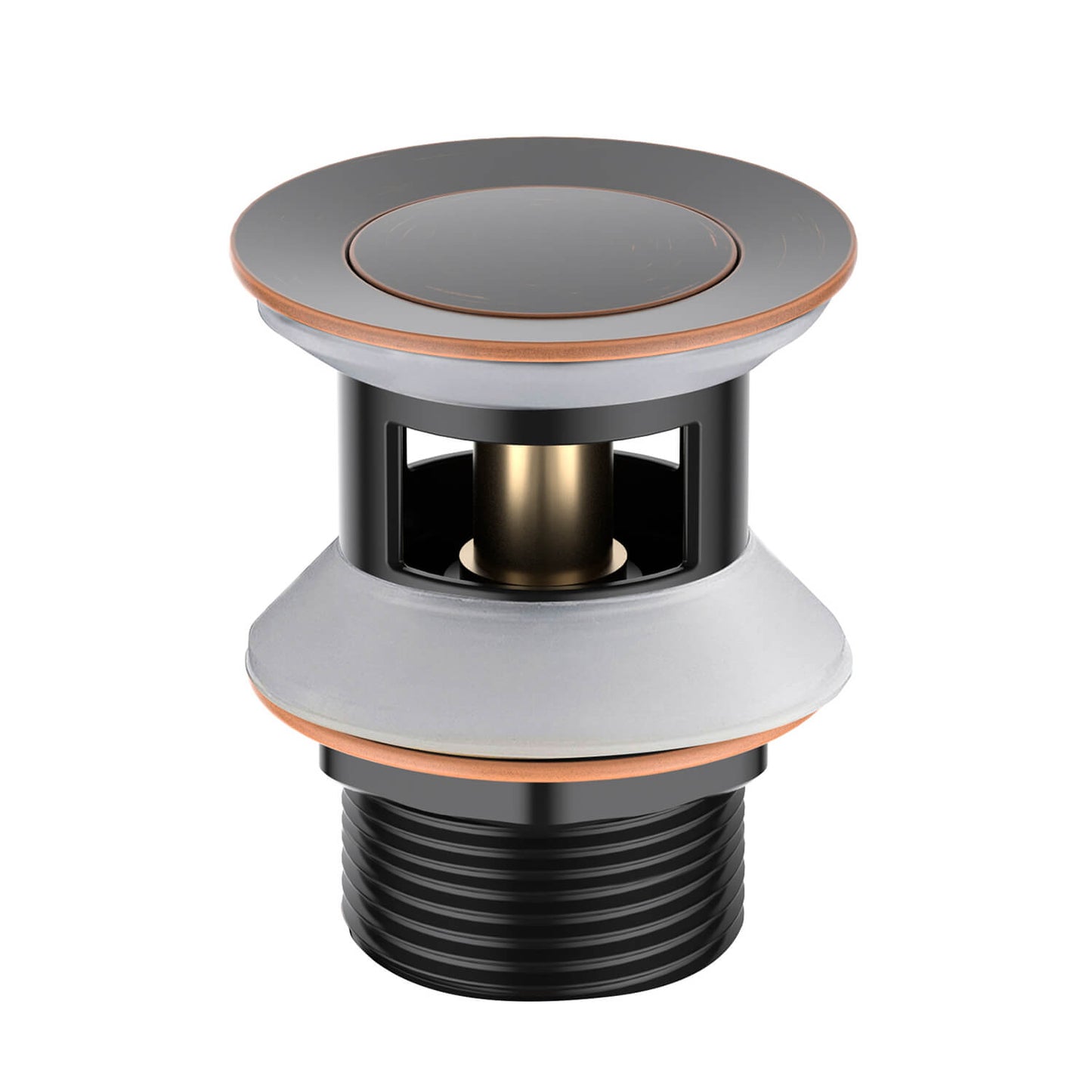 Brass Pop-Up waste with Overflow PW0007