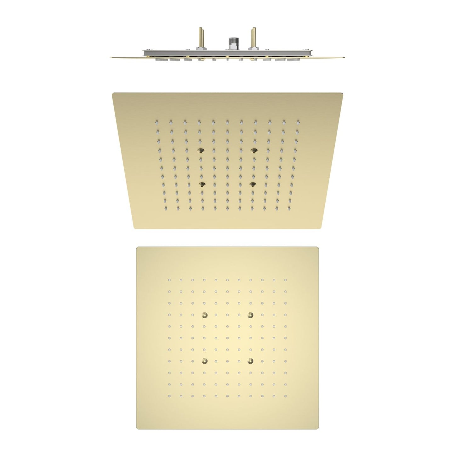 Aquavit 400x400mm Flush-Mount Ceiling Rainfall Showerhead with 3-Tier Reinforced Structure SHE1603