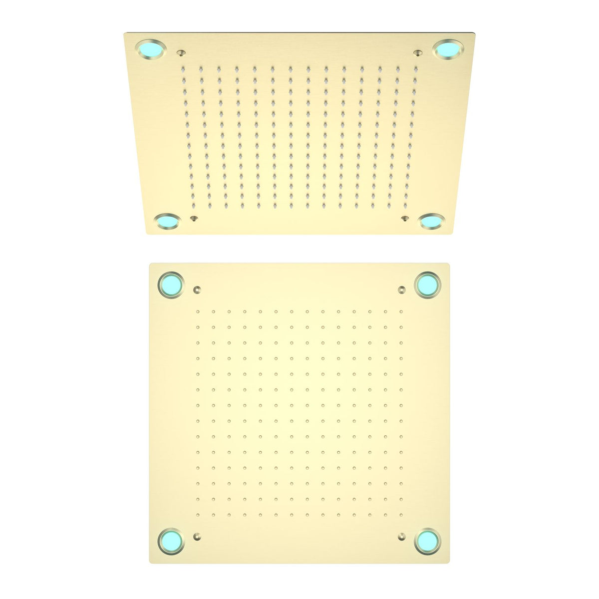 Aquavit 500x500mm Ceiling-Mounted LED Rainfall Showerhead SHL2001