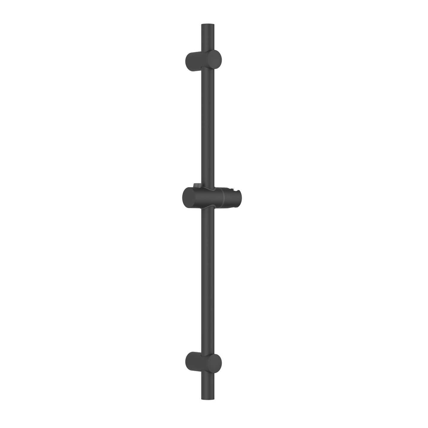 SRS7002 matte black 700 mm SUS304 shower slide rail with adjustable hand shower holder