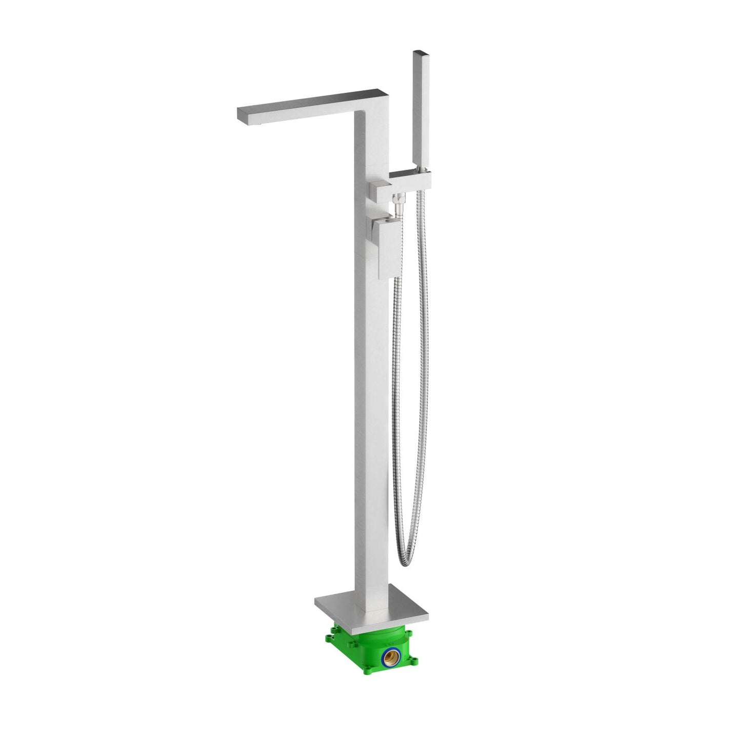 Cube Floor mounted tub faucet with concealed box installation TF0804013