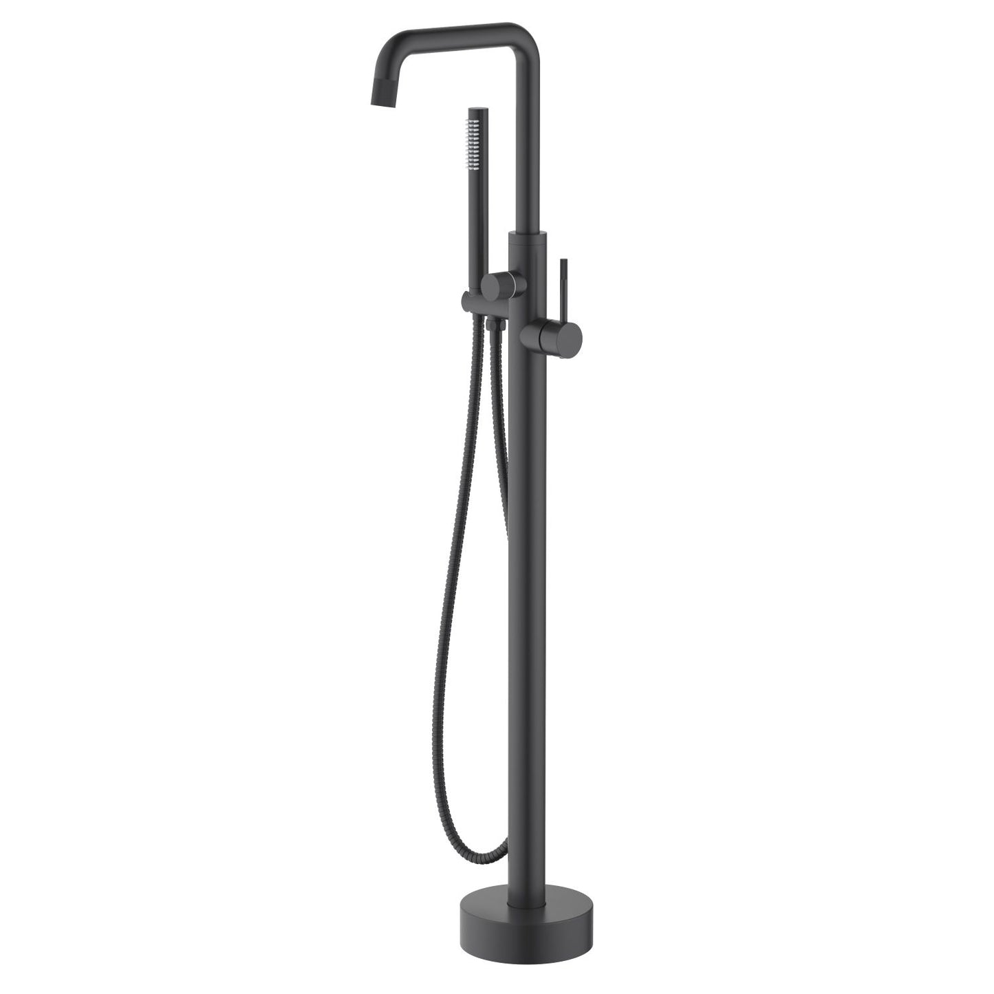 Circular Knurled handle Freestanding Bathtub Faucet TF0907011