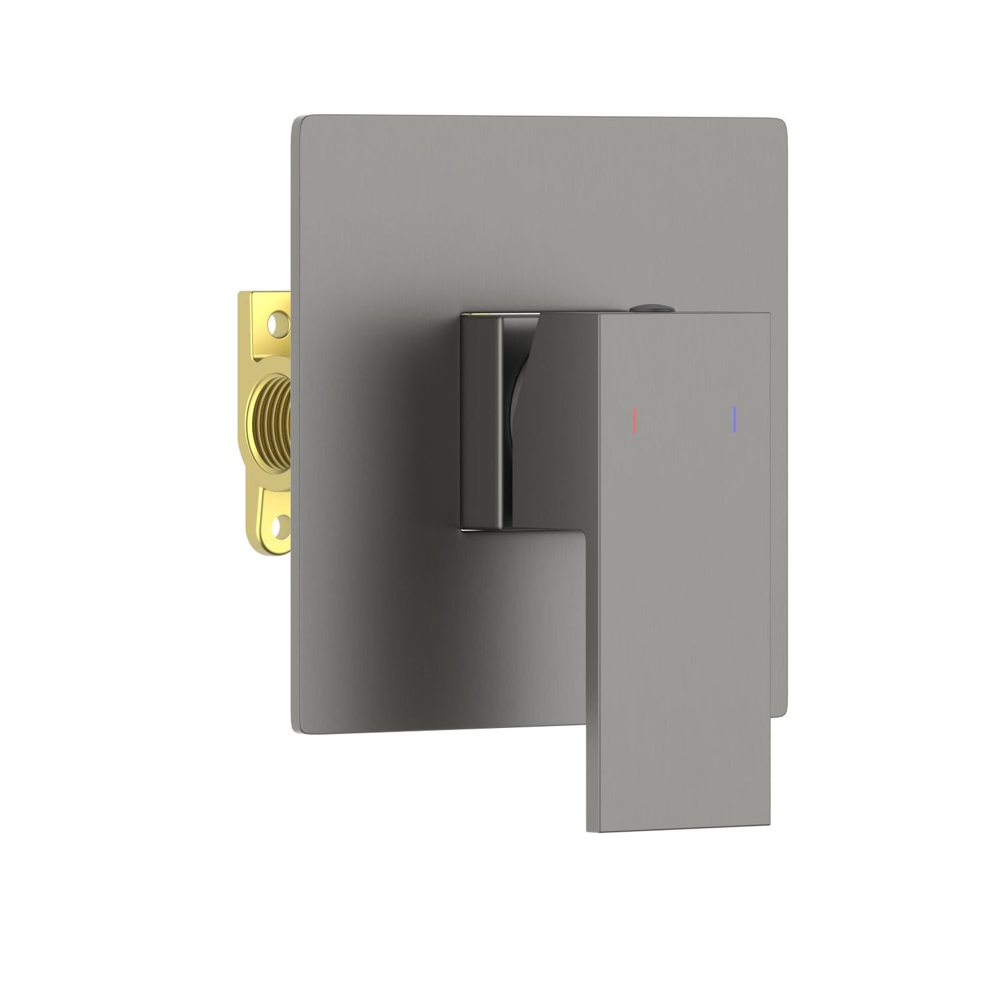 Cube Concealed shower mixer with 1 outlet with square trim plate VT0811102