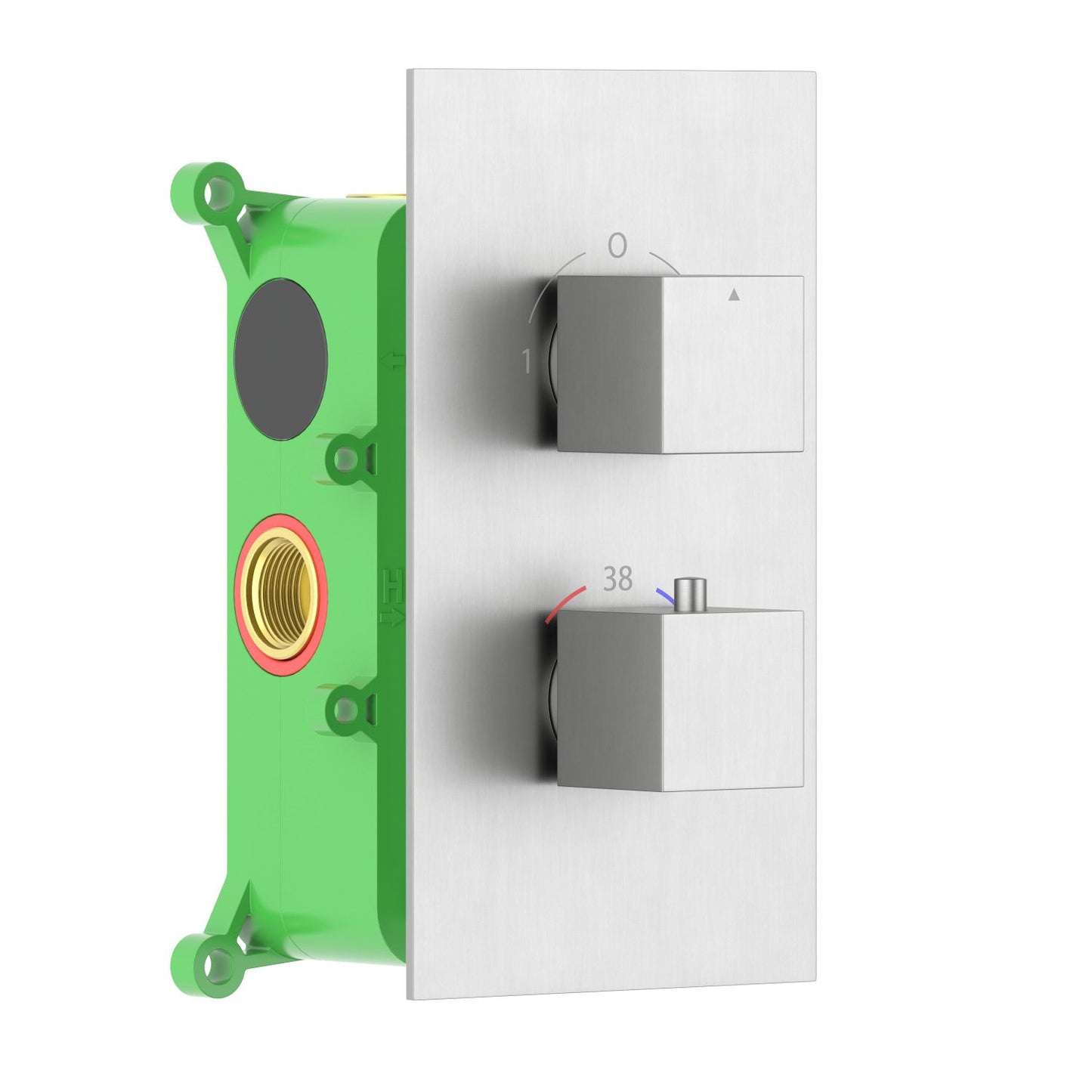 Cube themostatic shower faucet 2 way VT0852201