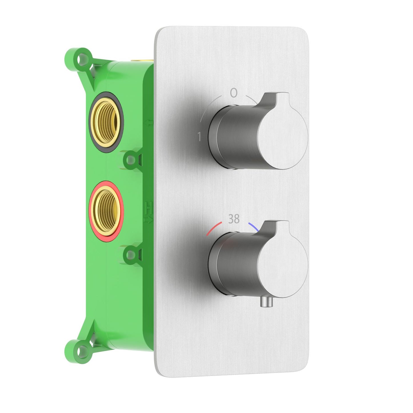 3-Function Concealed Thermostatic Shower Valve System with Rough-In Box VT0952301