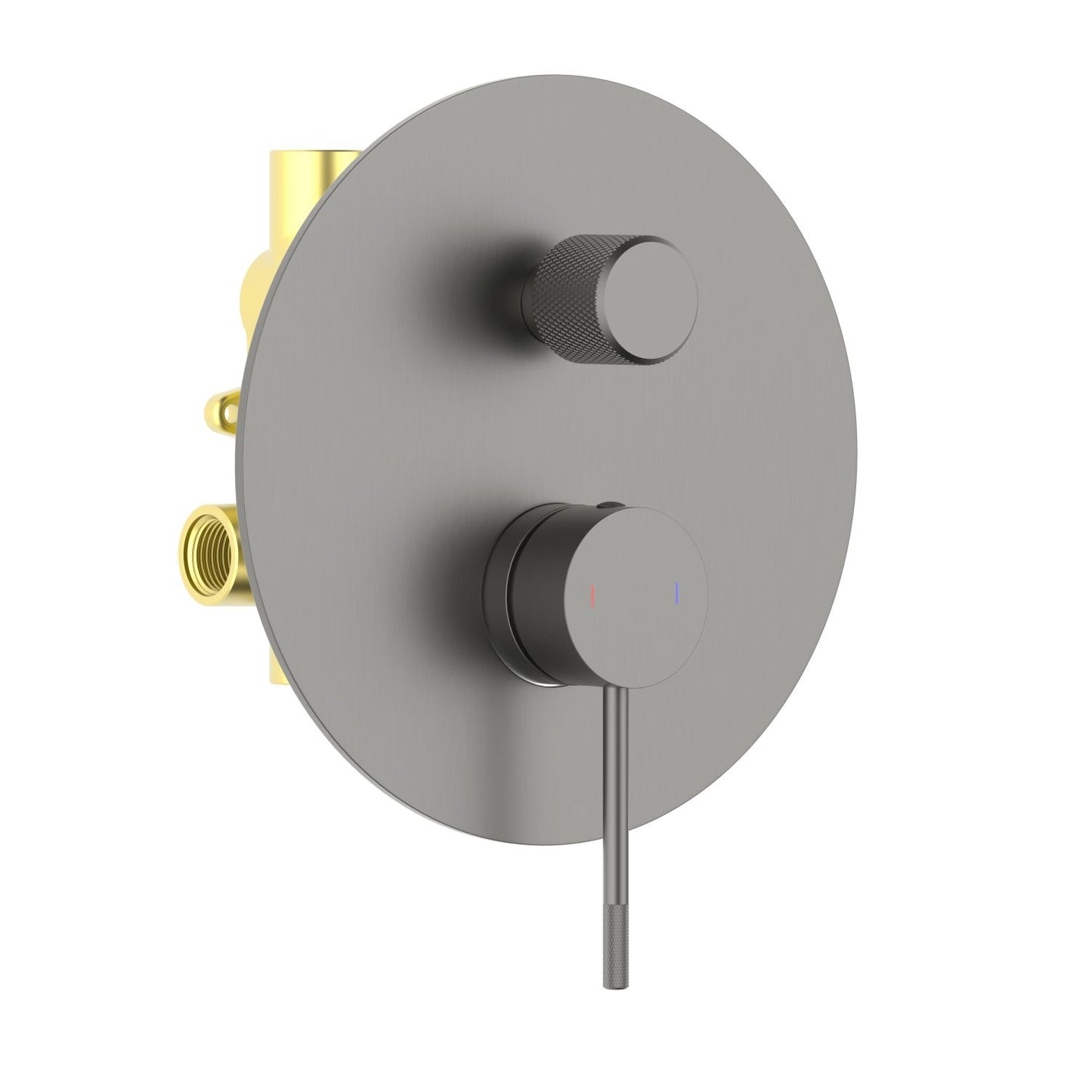 CircularX Durable Brass Concealed Mixer With Brass Carving Handle VT1012202