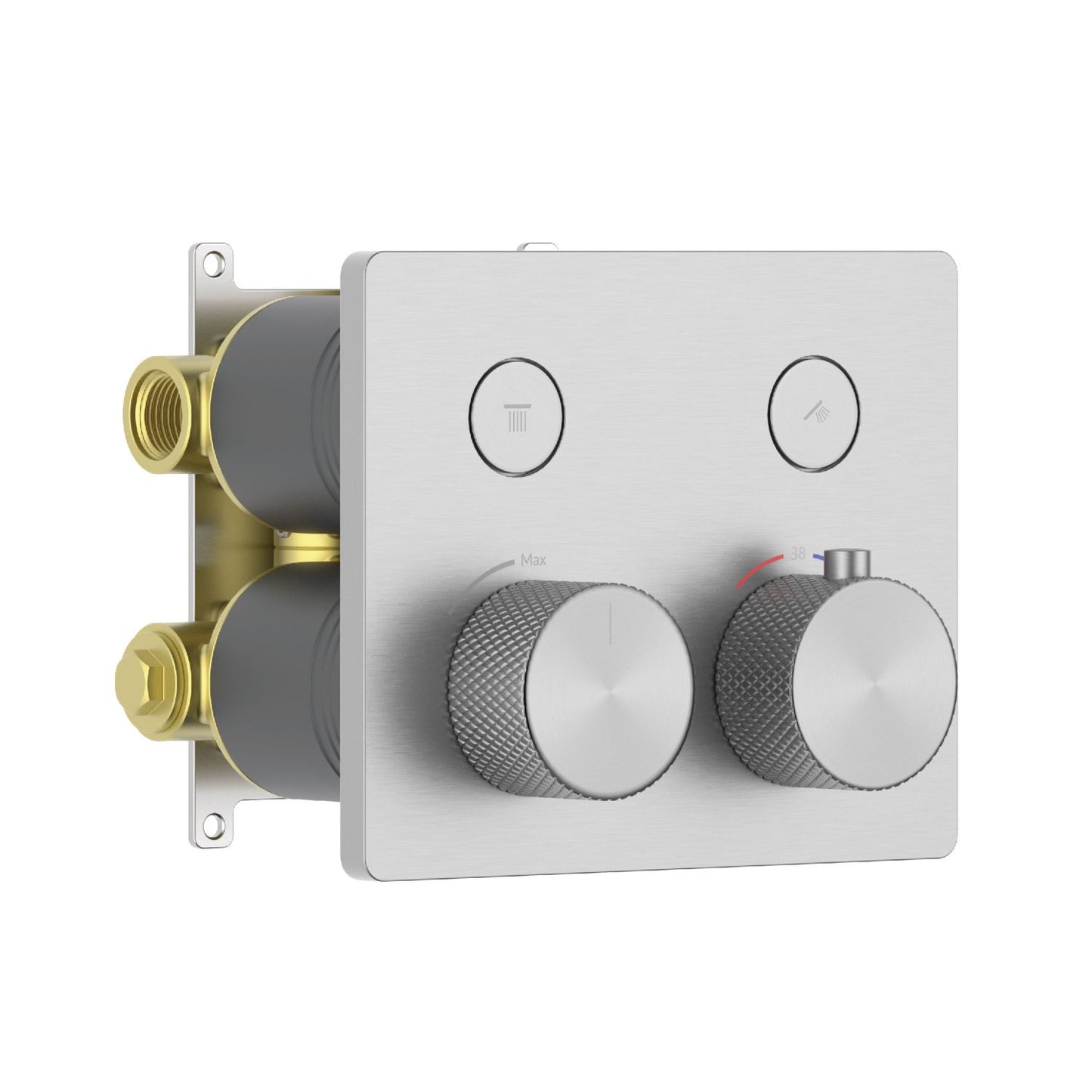 Aquavit B Series Luxury Dual-Function Thermostatic Mixer With 2 Outlet VT12B4201