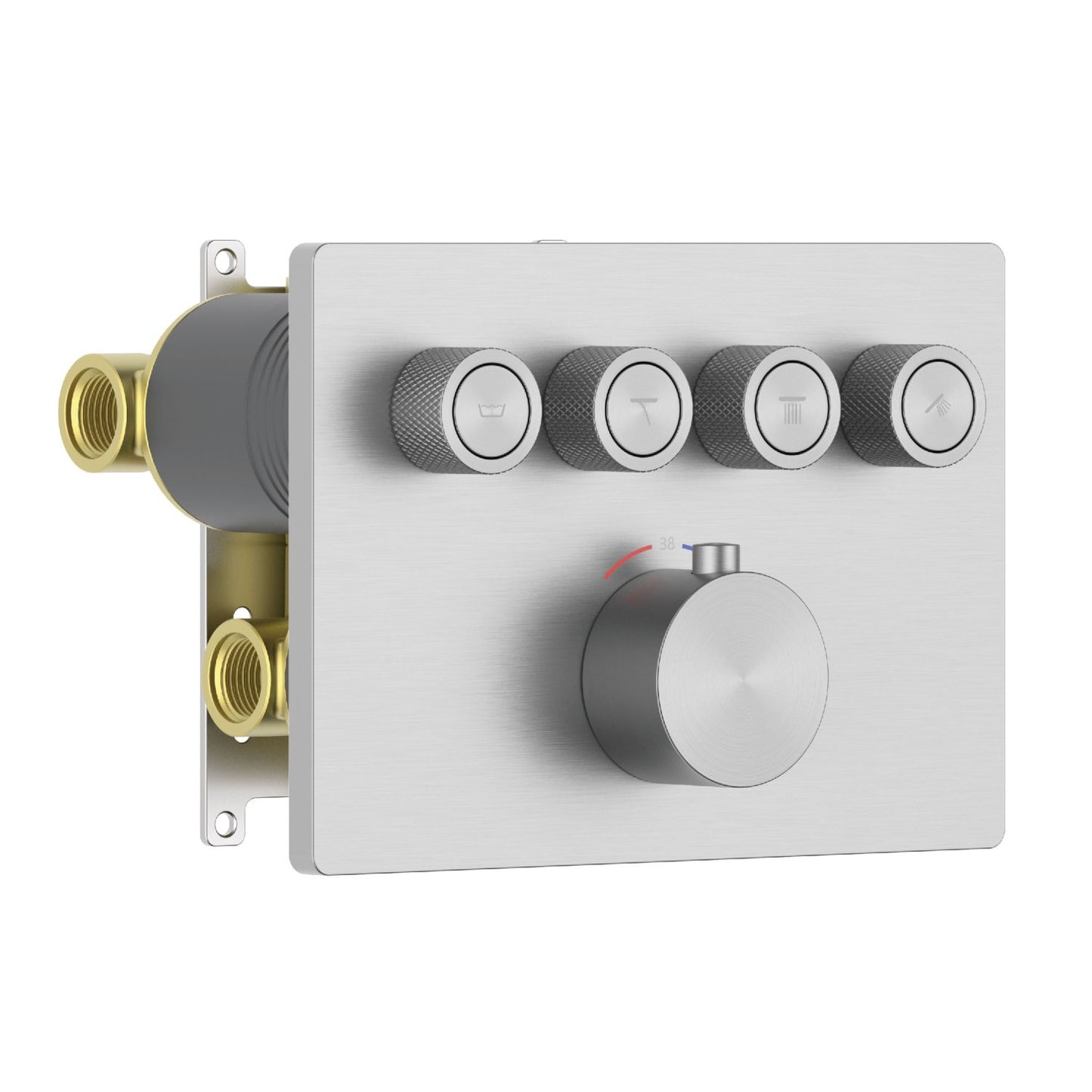 Aquavit C Series 4-Way Shower Mixer with Thermostatic Cartridge VT12C5401