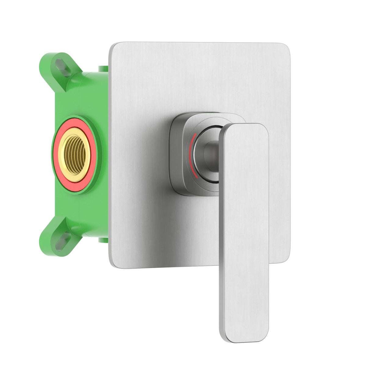 Aquavit Apple brushed nickel one-outlet concealed shower mixer VT2121101