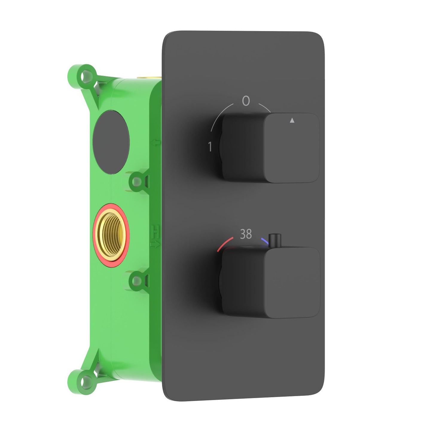 1-Function Concealed Thermostatic Shower Valve System with Rough-In Box VT2452101