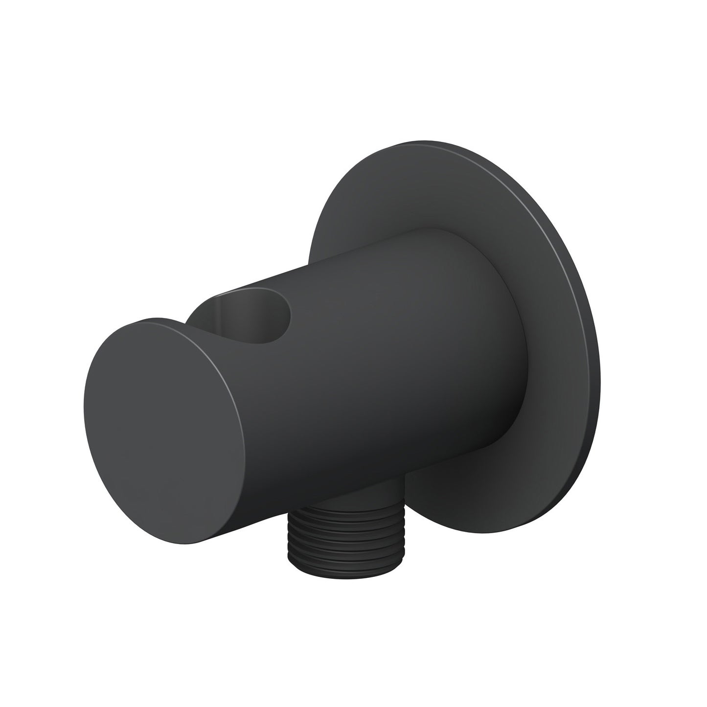 Brass round wall elbow with shower holder WE07