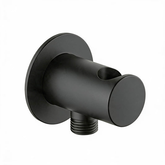 Brass Wall Outlet with Integrated Hand Shower Holder WE07