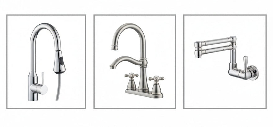Pull-Down, Bridge, and Pot Filler Kitchen Faucets: Which One Should You Pick?
