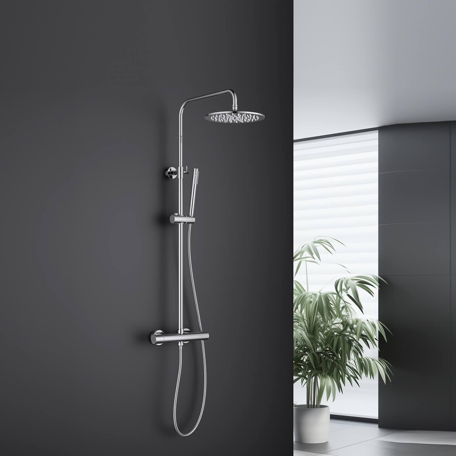Wall Mounted Bath/Shower Mixer