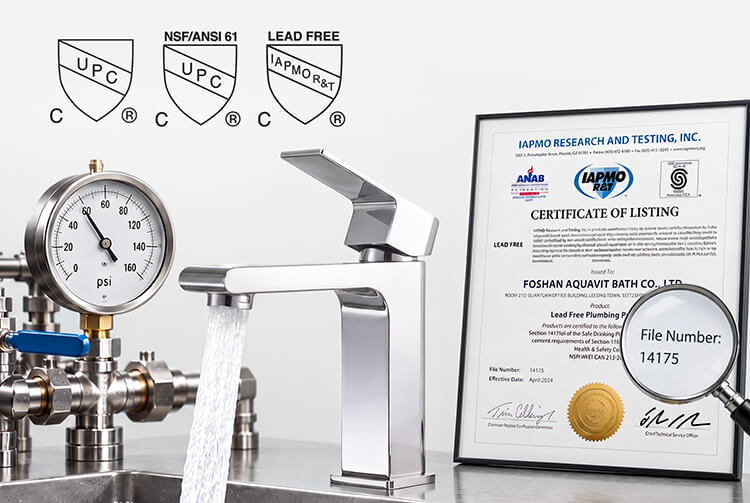 cUPC-Certified Basin Faucets