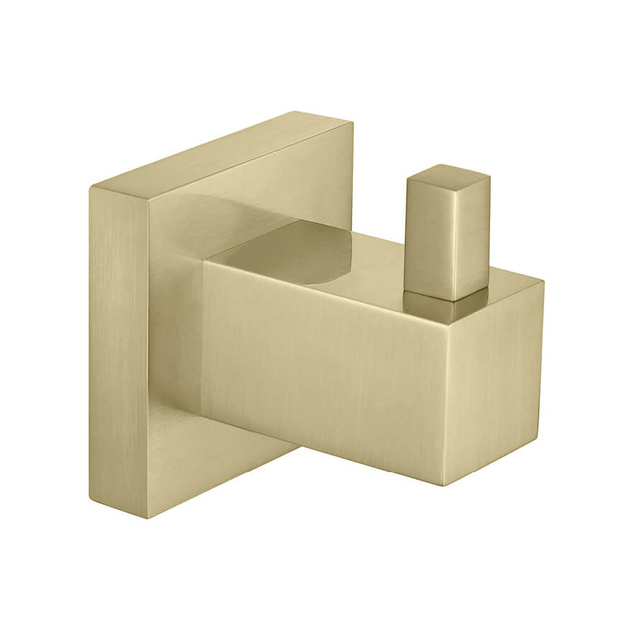 AQUAVIT Solid Brass Robe Hook with SUS304 Bracket AA010011