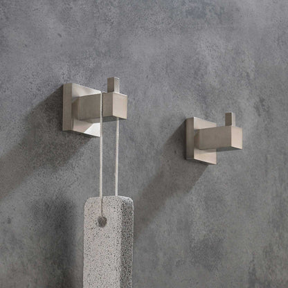 AQUAVIT Solid Brass Robe Hook with SUS304 Bracket AA010011
