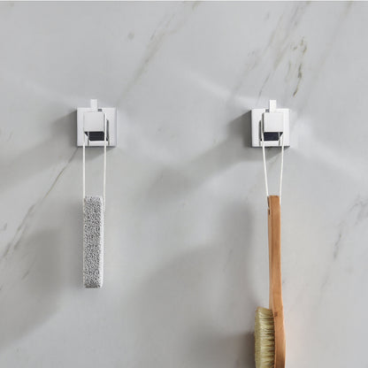AQUAVIT Solid Brass Robe Hook with SUS304 Bracket AA010011