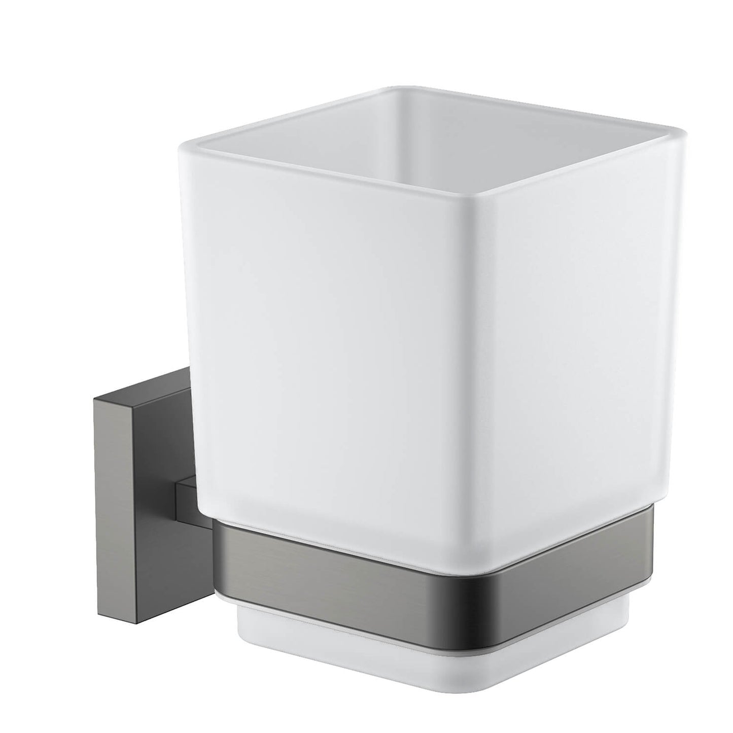Elegant Square Brass Wall mounted Tumbler holder AA010033
