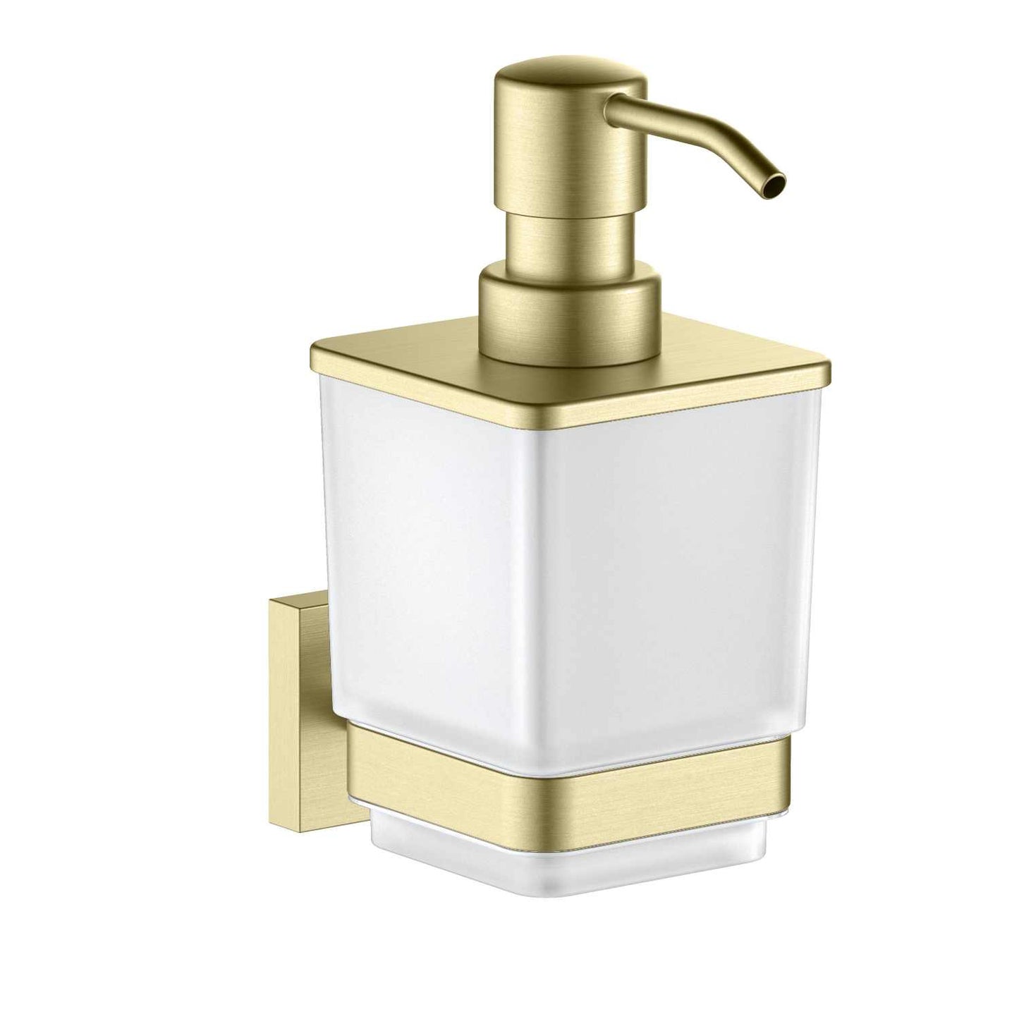Elegant Square Durable And Stylish Brass Wall mounted soap dispenser AA010039