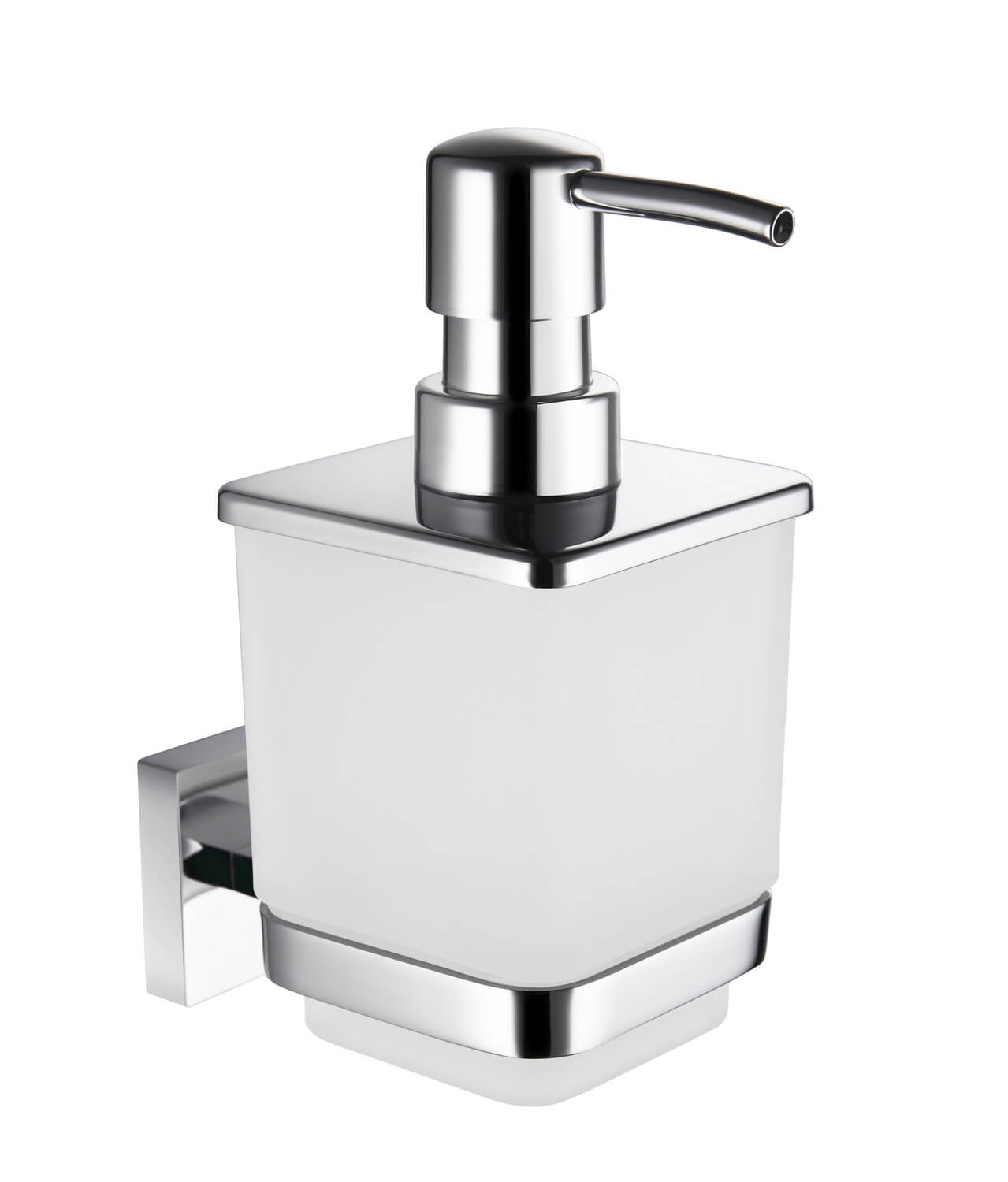 Elegant Square Durable And Stylish Brass Wall mounted soap dispenser AA010039