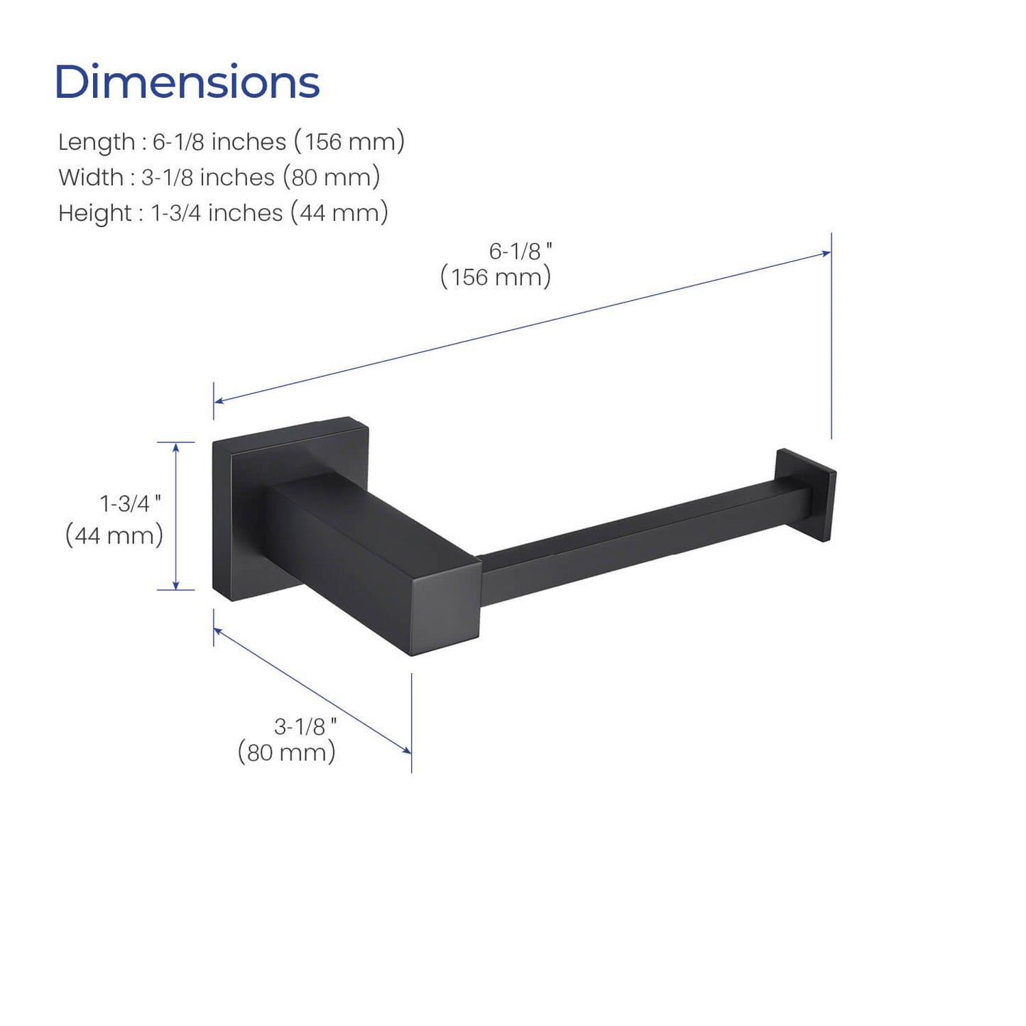 Premium Brass Tissue Holder AA010043