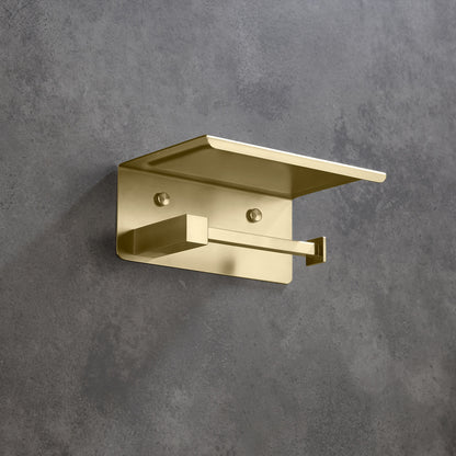 Durable for Long-Term Use Brass Tissue holder with shelf AA010045