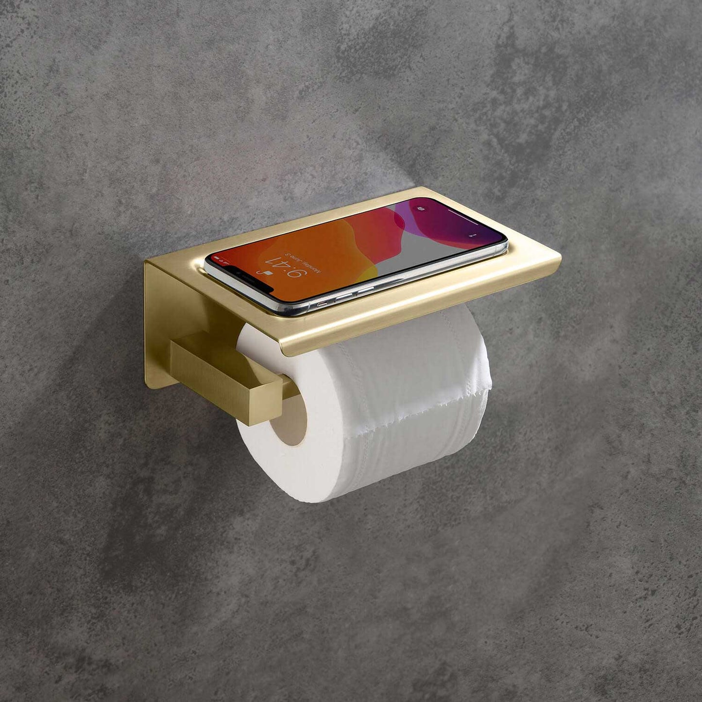 Durable for Long-Term Use Brass Tissue holder with shelf AA010045