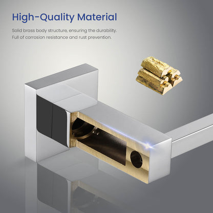 Elegant Solid Brass Towel Bar 600mm AA010053