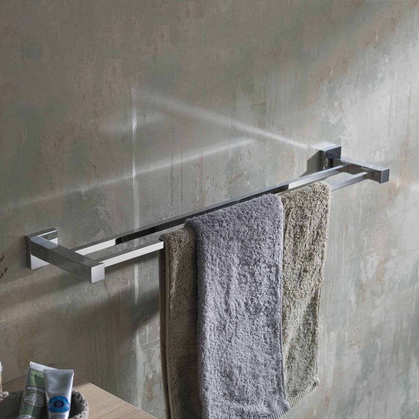 Elegant Brass Towel Bar 600mm Double bar design AA010056