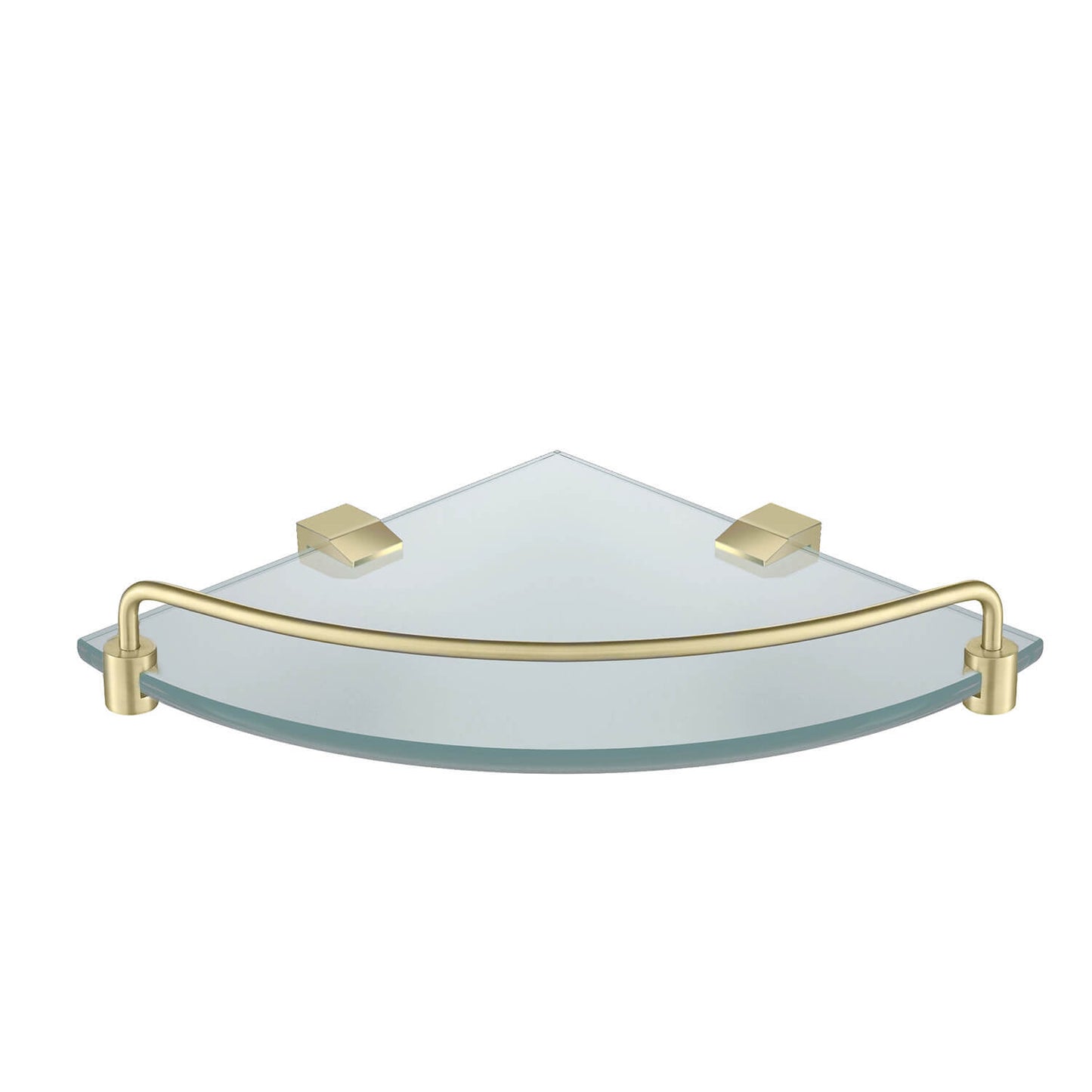 Corner glass Shelf with railing AA010073