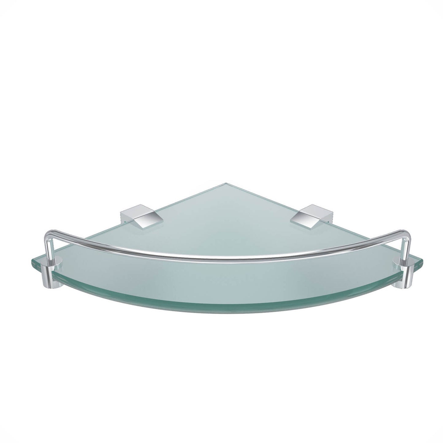 Corner glass Shelf with railing AA010073