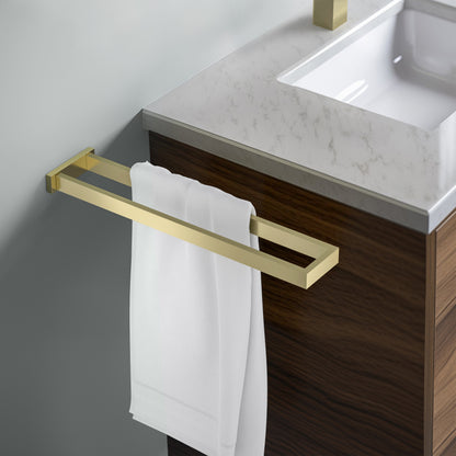 Aquavit Double Brass Construction Space-Saving Towel Holder AA010083