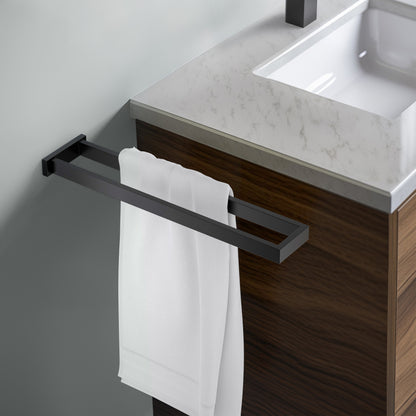 Aquavit Double Brass Construction Space-Saving Towel Holder AA010083