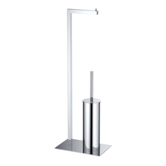 Elegant Sus 304 metal freestanding 2 in 1 Bathroom accessories set AA010093