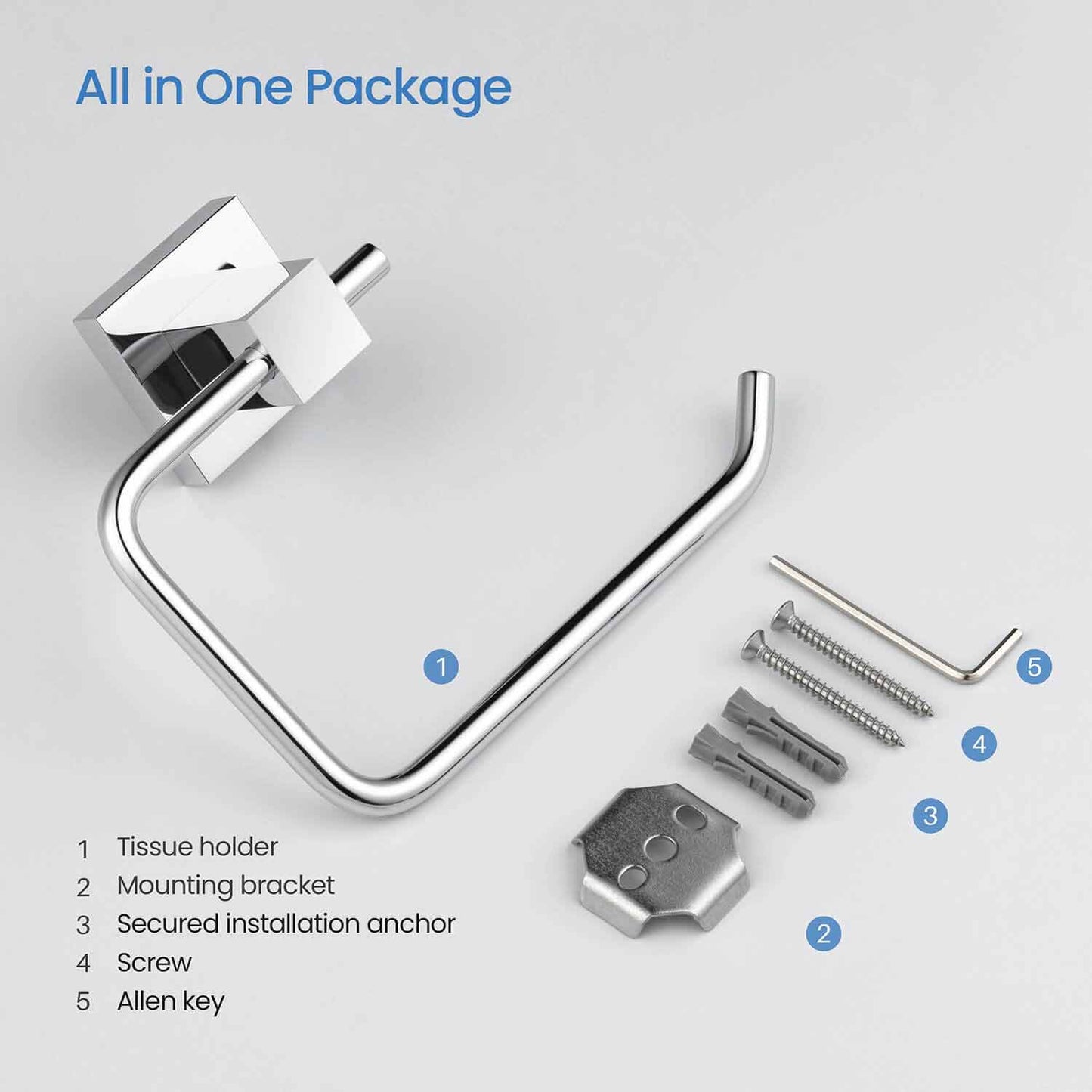 Brass Tissue Holder – Stylish, Durable, and Easy to Install AA010241