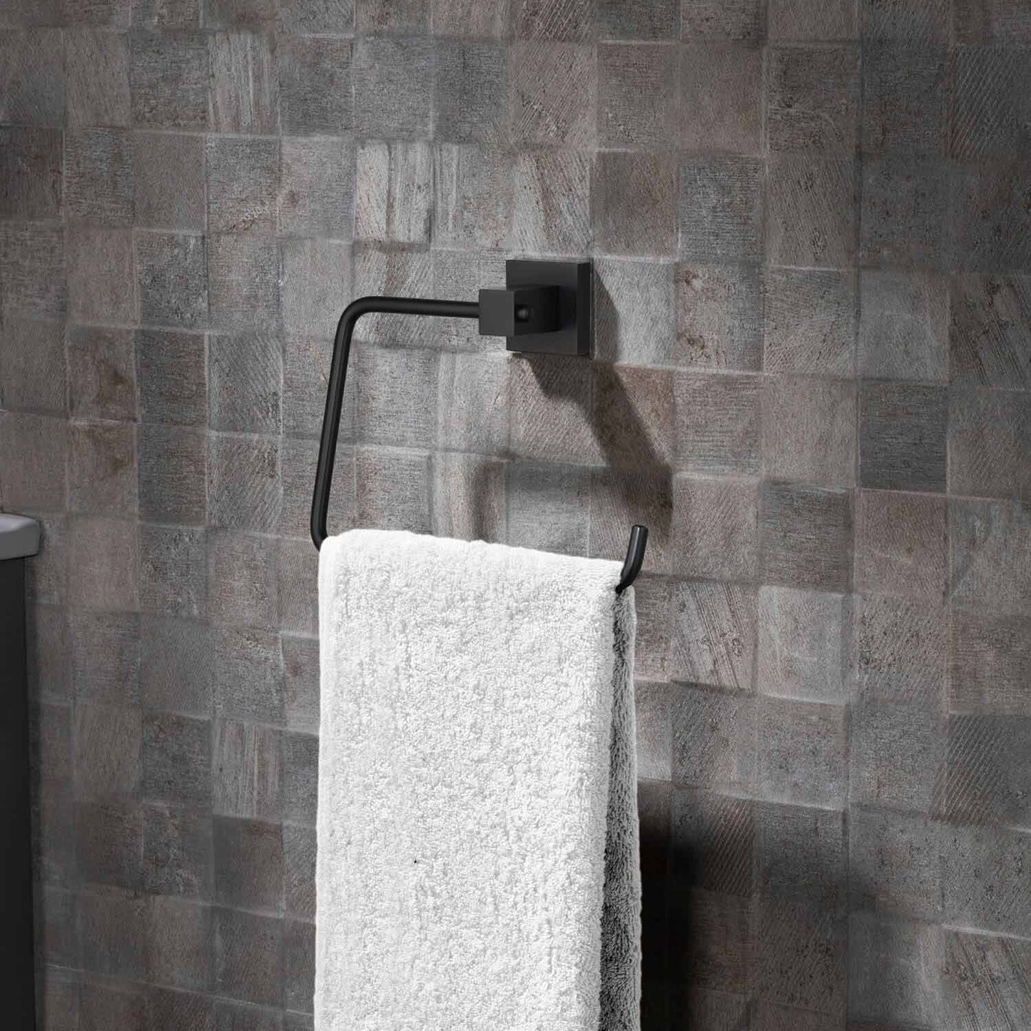 Elegant Heavy-Duty Brass Towel Ring AA010250